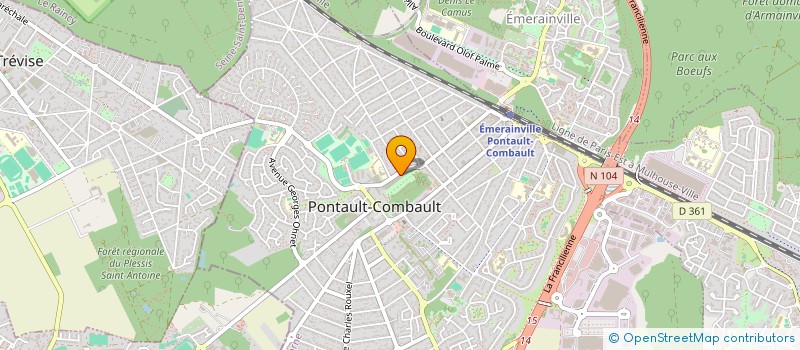 localisation de l'entreprise MONSIEUR WOJCIECH SZTEJMER  PONTAULT-COMBAULT