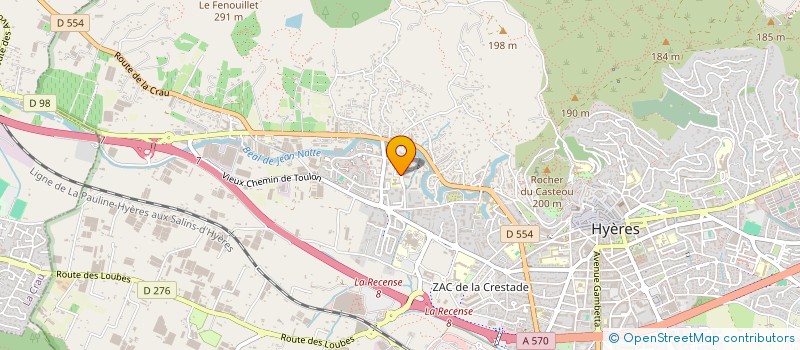 localisation de l'entreprise MONSIEUR WOL KUOL BAK  HYERES