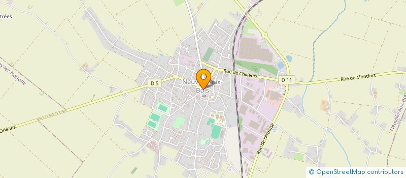 localisation de l'entreprise MONSIEUR WOLF REINER GILLET  NEUVILLE-AUX-BOIS
