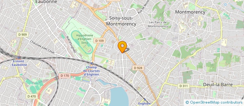 localisation de l'entreprise MONSIEUR WOLFGANG BRIAND  SOISY-SOUS-MONTMORENCY