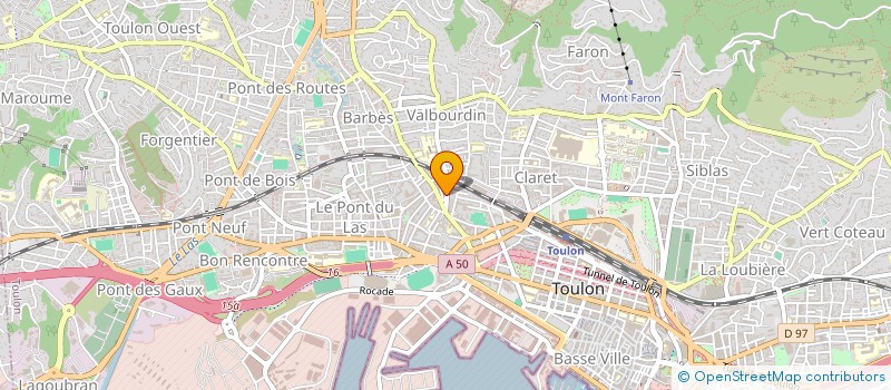 localisation de l'entreprise MONSIEUR WOLFGANG BUTTNER  TOULON