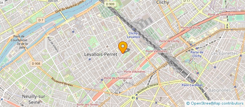 localisation de l'entreprise MONSIEUR WOLFGANG CAHOT à LEVALLOIS-PERRET