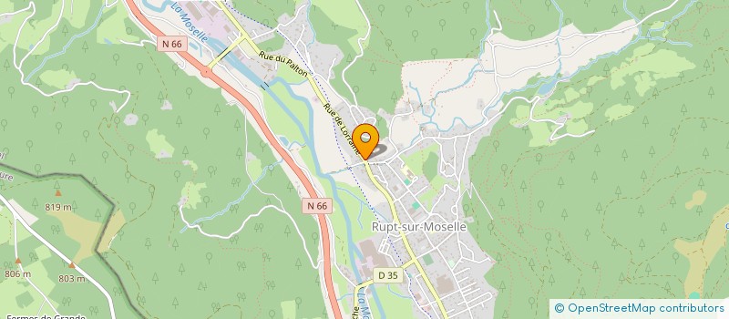 localisation de l'entreprise MONSIEUR WOLFGANG GLOECKLER  RUPT-SUR-MOSELLE