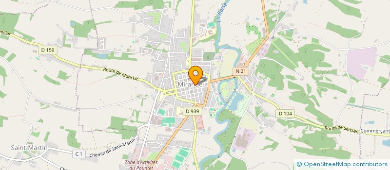 localisation de l'entreprise MONSIEUR WOLFGANG LOCQUENEUX à MIREPOIX