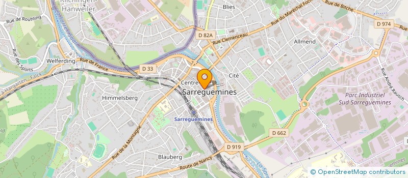 localisation de l'entreprise MONSIEUR WOLFGANG NIEDERLANDER  SARREGUEMINES