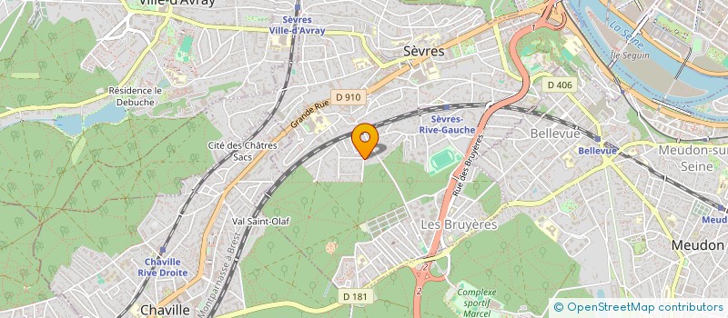 localisation de l'entreprise MONSIEUR WOLFGANG NIEGEMANN à SEVRES