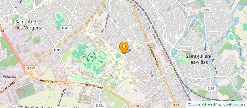 localisation de l'entreprise MONSIEUR WOLFGANG OBAMBI NIANGA  TROYES