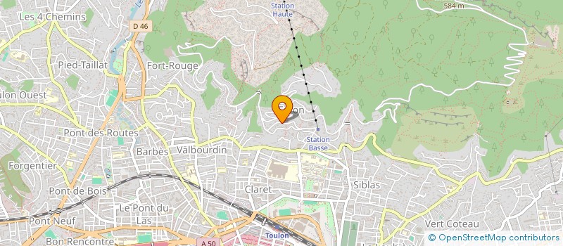 localisation de l'entreprise MONSIEUR WOLFGANG SCHAEFER  TOULON