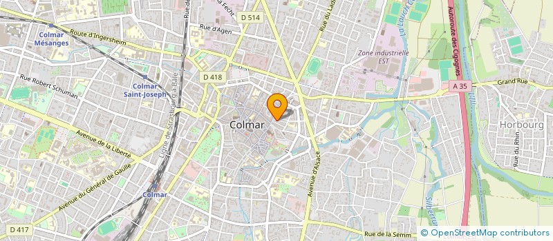 localisation de l'entreprise MONSIEUR WOLFGANG TILLMANN  COLMAR