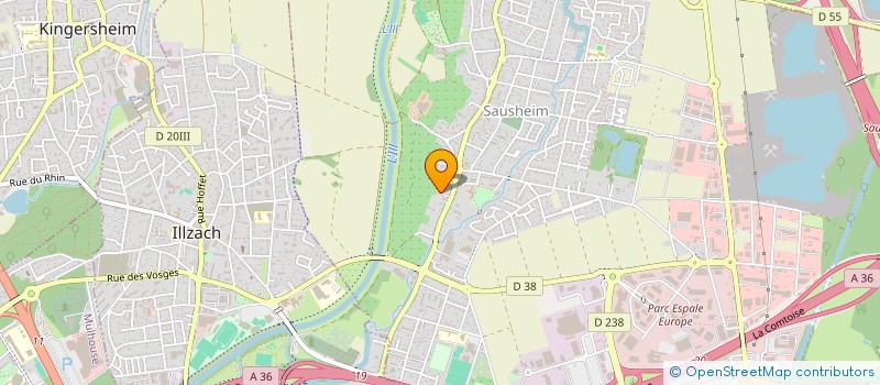 localisation de l'entreprise MONSIEUR WOLFGARG CARIUS  SAUSHEIM