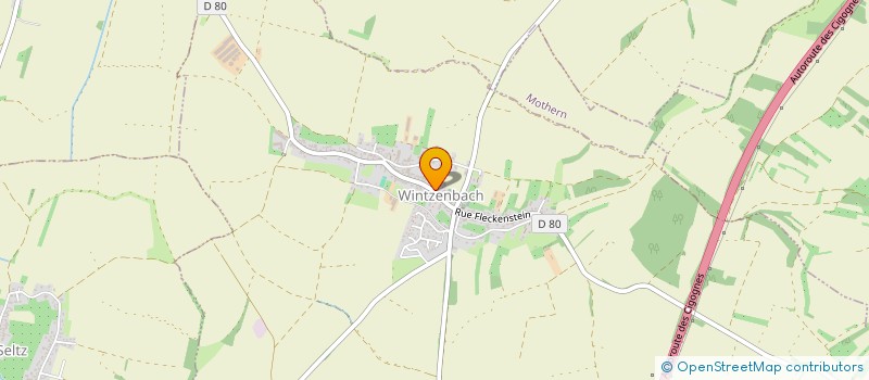 localisation de l'entreprise MONSIEUR WOLFRAM BENZ  WINTZENBACH