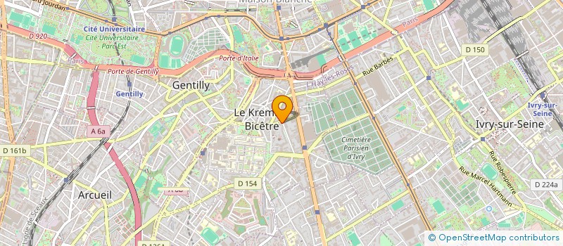 localisation de l'entreprise MONSIEUR WOLODYMYR OLENYCZ  LE KREMLIN-BICETRE