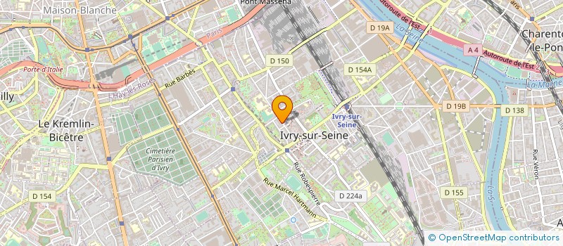 localisation de l'entreprise MONSIEUR WOO-JUNG PARK à IVRY-SUR-SEINE