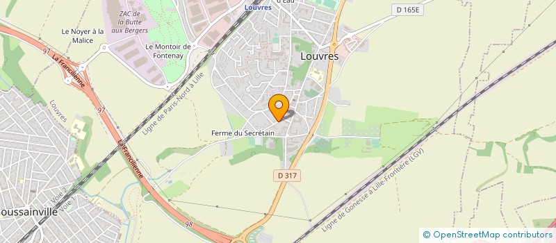 localisation de l'entreprise MONSIEUR WOODY LAMARRE  LOUVRES