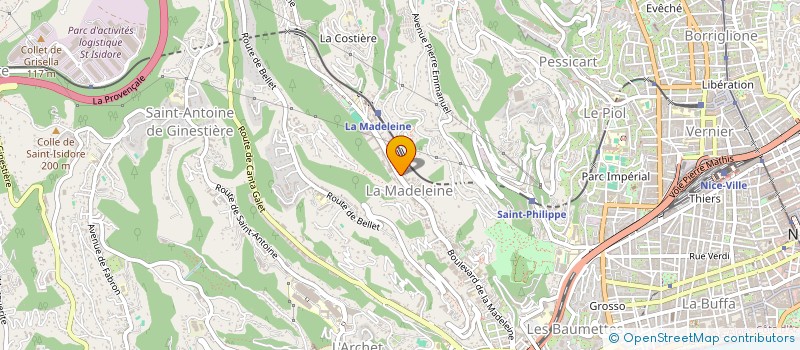 localisation de l'entreprise MONSIEUR WOOK RO à NICE
