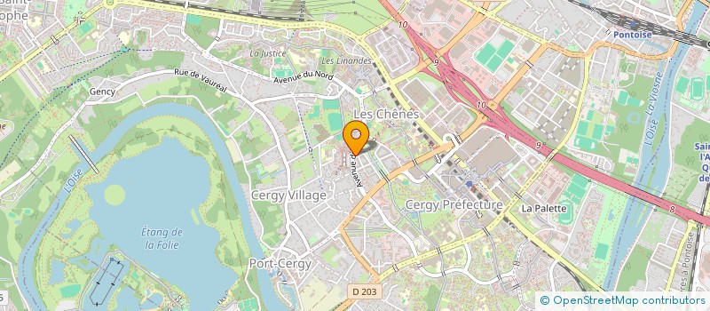 localisation de l'entreprise MONSIEUR WORLF EDMA  CERGY