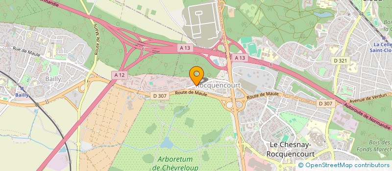 localisation de l'entreprise MONSIEUR WOSSAN MOULARE à LE CHESNAY-ROCQUENCOURT