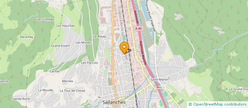 localisation de l'entreprise MONSIEUR WOUISSEM BAHLI  SALLANCHES