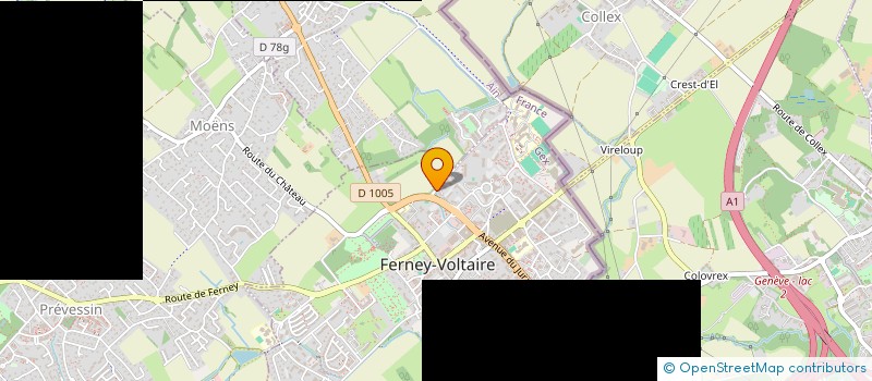 localisation de l'entreprise MONSIEUR WOUTER VAN GINNEKEN à FERNEY-VOLTAIRE