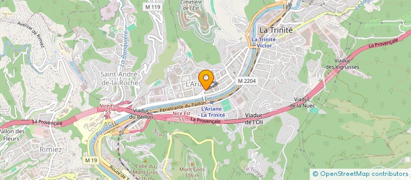 localisation de l'entreprise MONSIEUR WUISSEM GHANDOUR à NICE