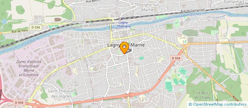 localisation de l'entreprise MONSIEUR WUITNESS RENOIR  LAGNY-SUR-MARNE