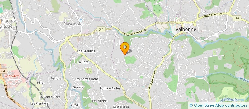 localisation de l'entreprise MONSIEUR WULF-GUNTHER BACKHAUS  VALBONNE