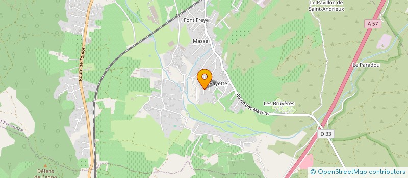 localisation de l'entreprise MONSIEUR WYLIAM HEDREVILLE  LE LUC