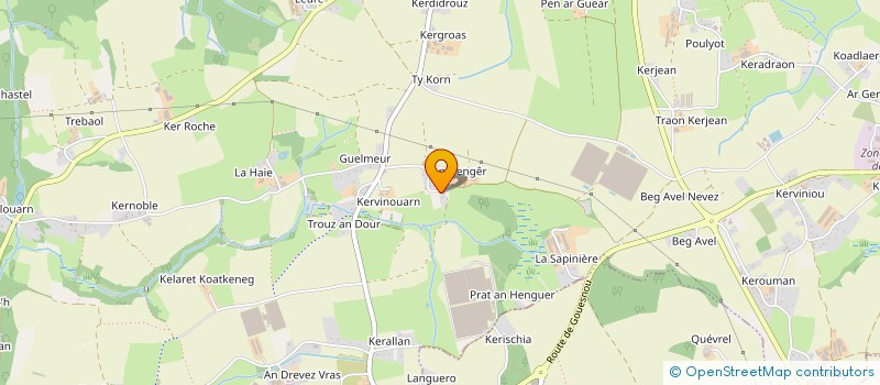 localisation de l'entreprise MONSIEUR WYLLIAM MOREAU  MILIZAC-GUIPRONVEL