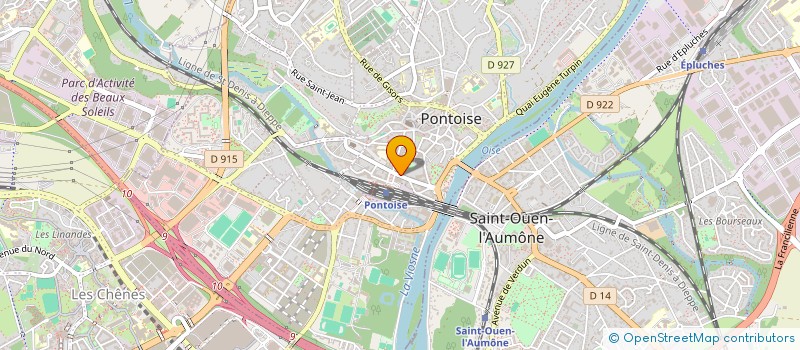 localisation de l'entreprise MONSIEUR X IBRAHIM  PONTOISE