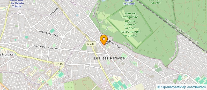 localisation de l'entreprise MONSIEUR X NGONGO LUMANDE à LE PLESSIS-TREVISE