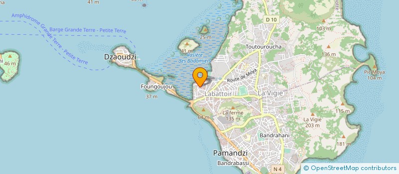 localisation de l'entreprise MONSIEUR X OMAR MOUSSA à DZAOUDZI