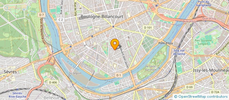 localisation de l'entreprise MONSIEUR X-PRETOT MABIKA à BOULOGNE-BILLANCOURT