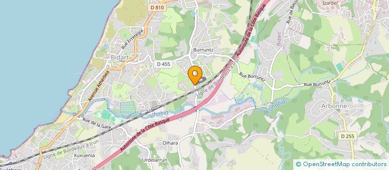 localisation de l'entreprise MONSIEUR XABI ALCELAY à BIDART