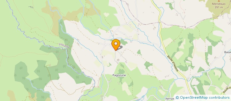 localisation de l'entreprise MONSIEUR XABI MENDIBOURE  IRISSARRY