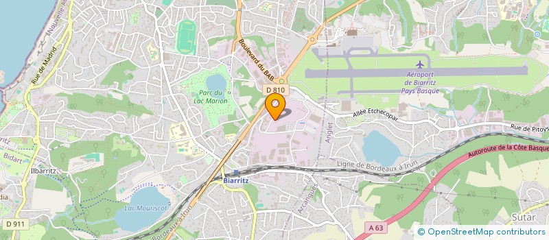 localisation de l'entreprise MONSIEUR XABI PELLARINI à BIARRITZ