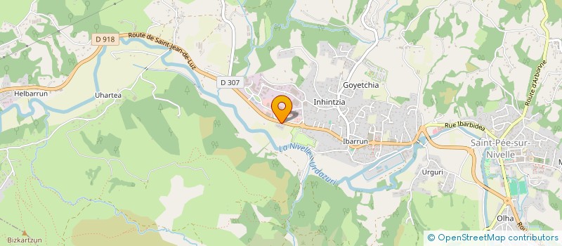 localisation de l'entreprise MONSIEUR XABI PETRISSANS à SAINT-PEE-SUR-NIVELLE