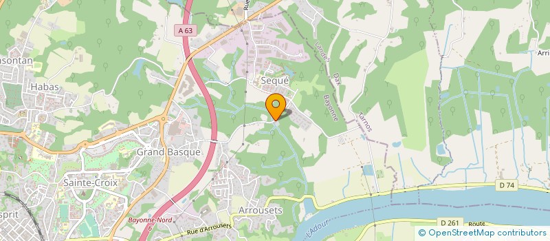 localisation de l'entreprise MONSIEUR XABI URREIZTIETA à BAYONNE