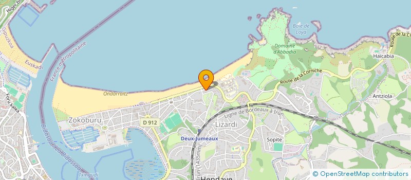 localisation de l'entreprise MONSIEUR XABIER ANDONEGUI  HENDAYE