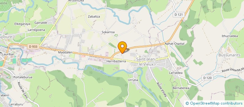 localisation de l'entreprise MONSIEUR XABIER VILLACORTA  SAINT-JEAN-LE-VIEUX