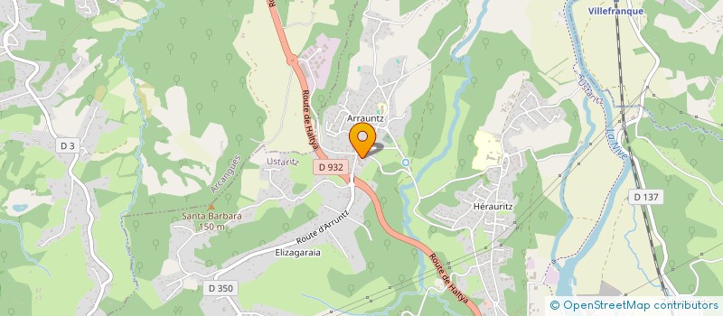 localisation de l'entreprise MONSIEUR XAN AGUERRE  USTARITZ
