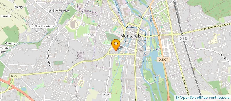 localisation de l'entreprise MONSIEUR XAN BESIAT--BOUTAULT DE RUSSY  MONTARGIS