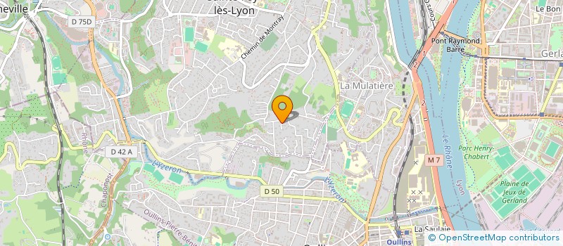 localisation de l'entreprise MONSIEUR XAN RICE à SAINTE-FOY-LES-LYON