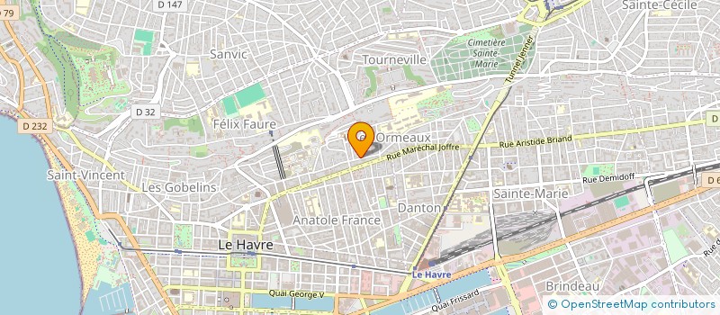 localisation de l'entreprise MONSIEUR XAVIER ADELINE à LE HAVRE