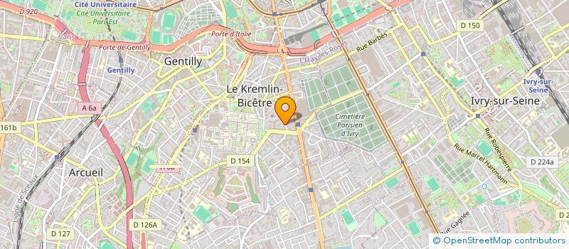 localisation de l'entreprise MONSIEUR XAVIER ADRASTE à LE KREMLIN-BICETRE