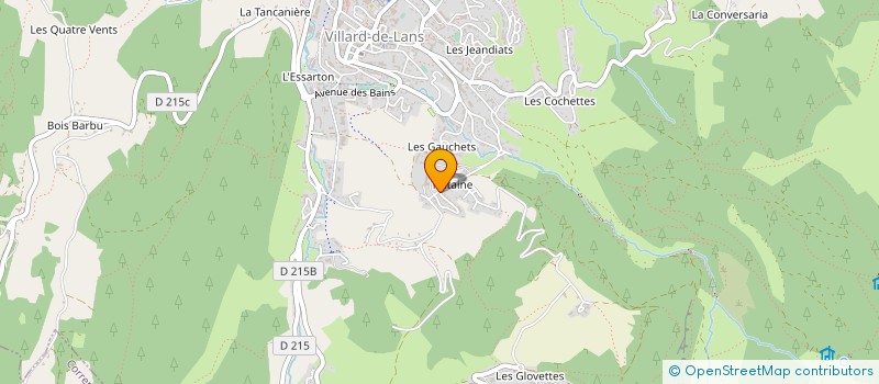 localisation de l'entreprise MONSIEUR XAVIER AFFOUARD à VILLARD-DE-LANS