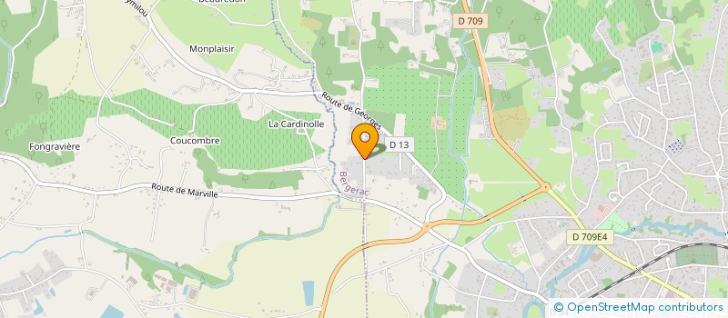 localisation de l'entreprise MONSIEUR XAVIER AGUILERA à BERGERAC