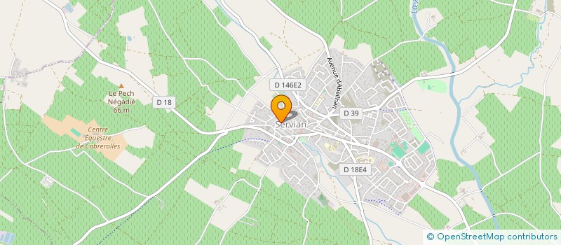 localisation de l'entreprise MONSIEUR XAVIER ALACID  SERVIAN