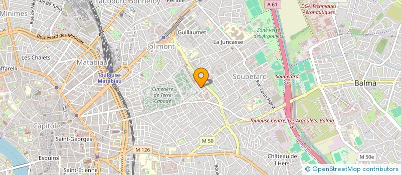 localisation de l'entreprise MONSIEUR XAVIER ALLALOU à TOULOUSE