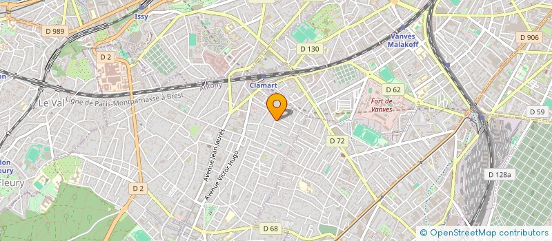 localisation de l'entreprise MONSIEUR XAVIER ALLARD à CLAMART