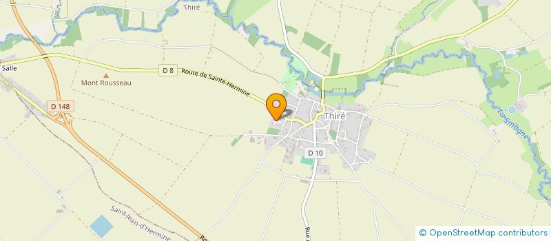 localisation de l'entreprise MONSIEUR XAVIER ALLETRU  THIRE